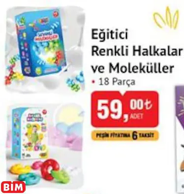 EĞİTİCİ RENKLİ HALKALAR VE MOLEKÜLLER